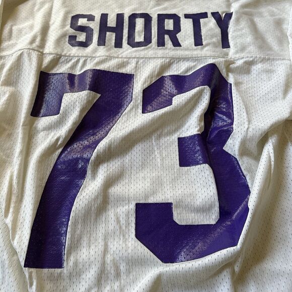 CHAMPION Vintage Made In USA Distressed Jersey SHORTY #73 So Men’s Size‎ M - Picture 4 of 6